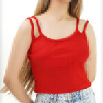 تاپ دو بند حلقه دار