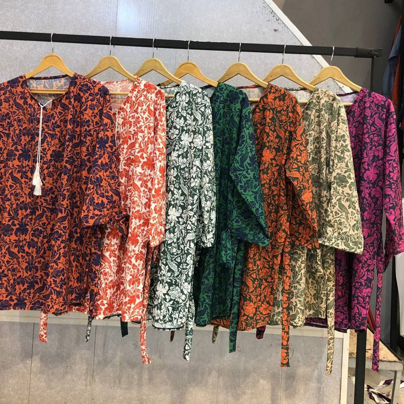 تونیک چاپی گل دار