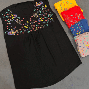 تاپ بالا گل چین دار