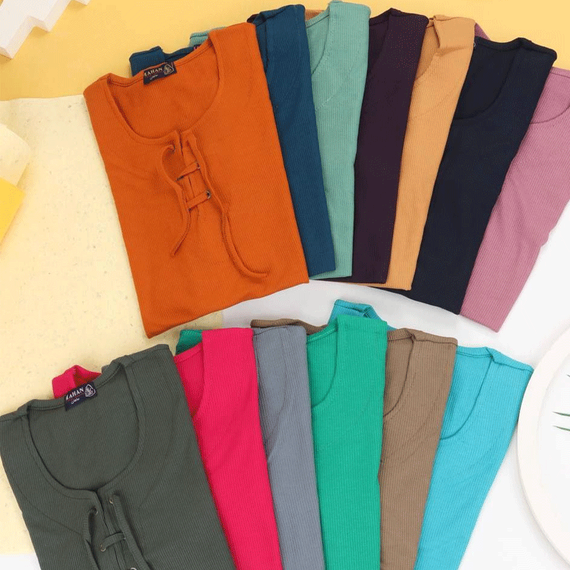 تیشرت آستین کوتاه یقه بندی