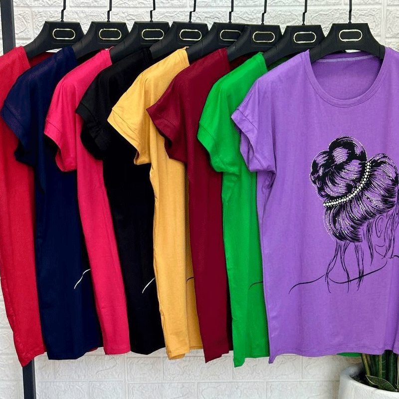 تیشرت گیسو مروارید