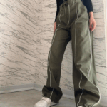 شلوار بگ‌ کتان