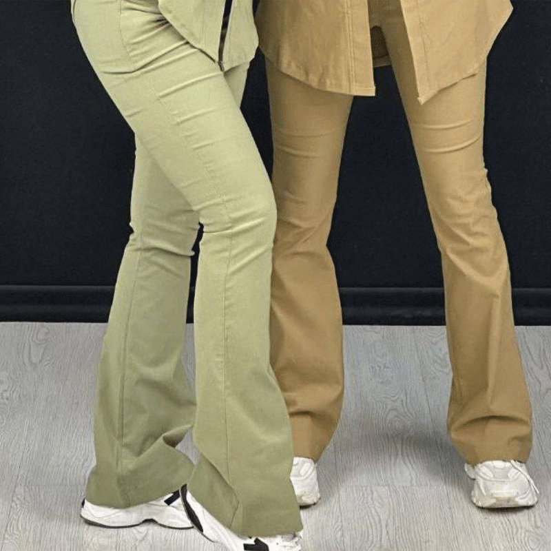 شلوار دمپا گشاد کمر کش