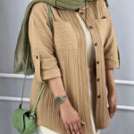 مانتو 2 جیب قواره دار