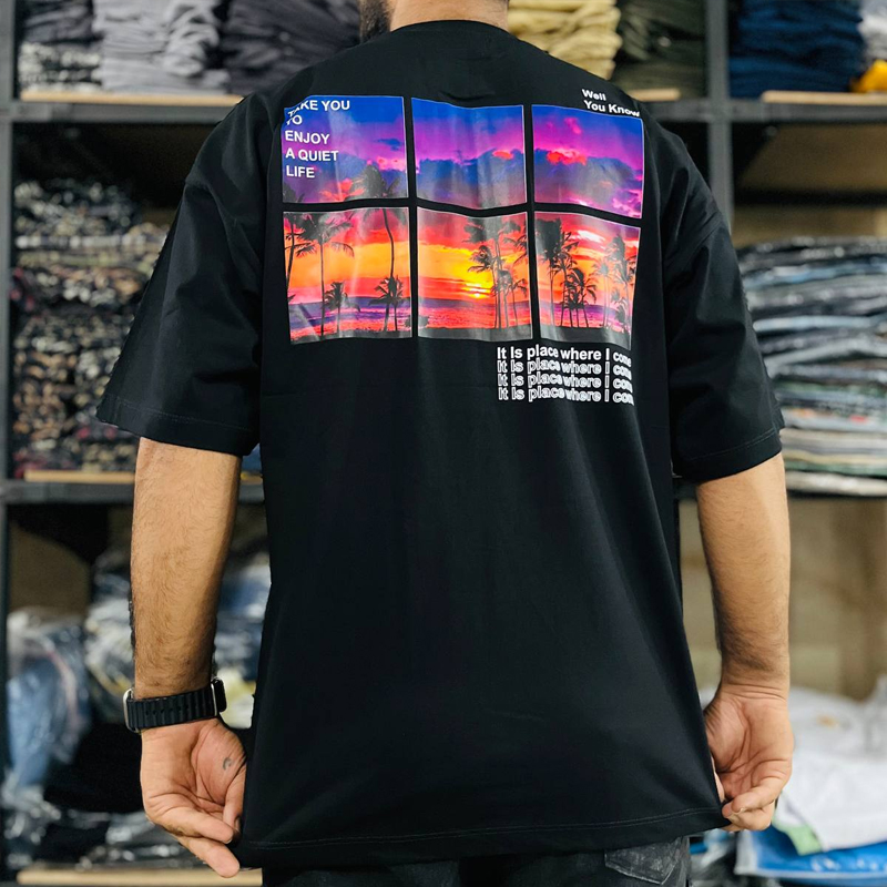 تیشرت لانگ لش مردانه (پک 4 عددی)