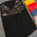 تاپ بالا گل چین دار