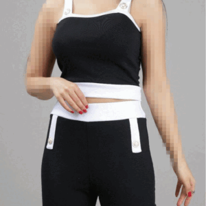 تاپ و شورت دکمه دار