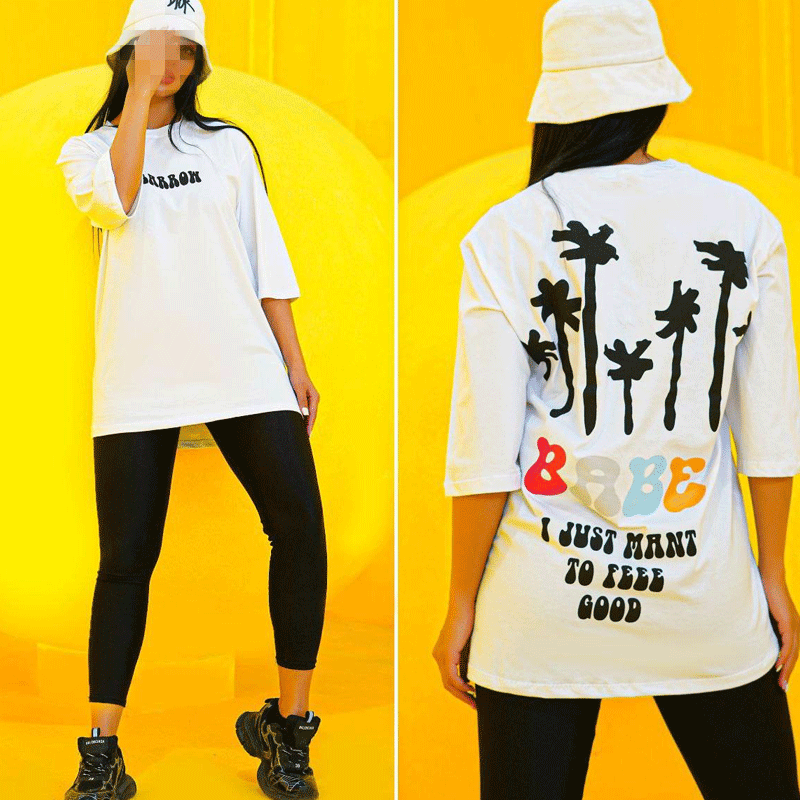 تيشرت لانگ نخل