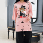 تيشرت لانگ چنل خرسی