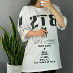 تیشرت لانگ BTS زنجیر دار