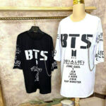 تیشرت لانگ BTS زنجیر دار