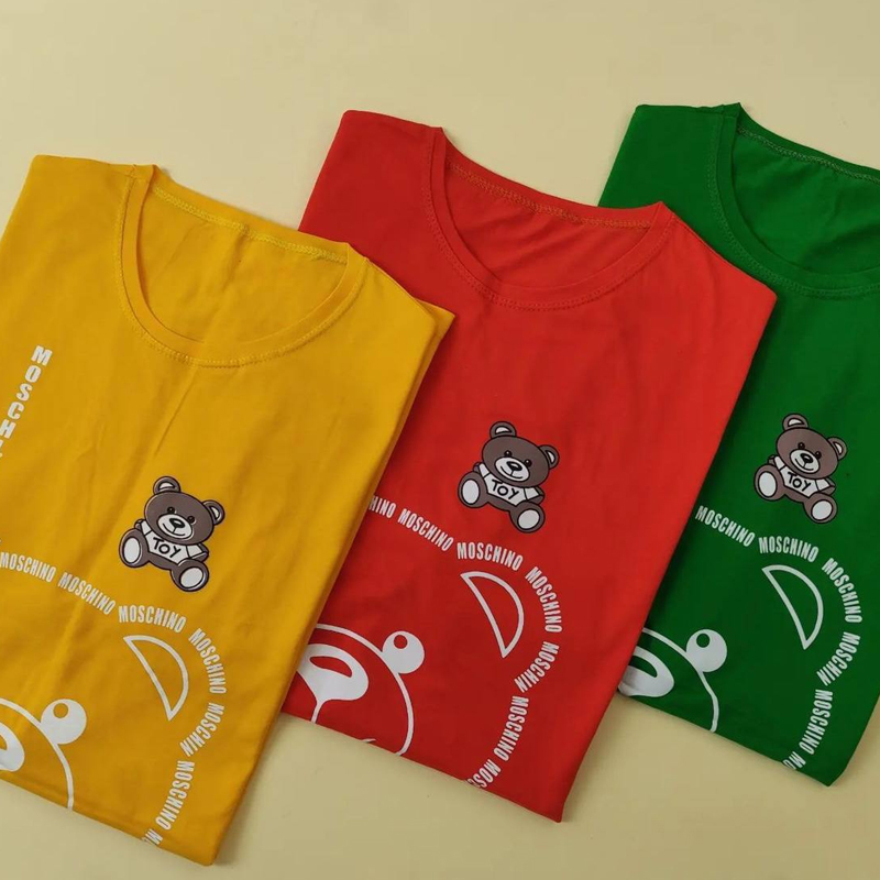 تیشرت لانگ خرس چاپ موچینو