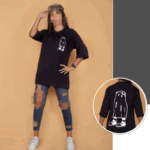 تیشرت لانگ لش روح