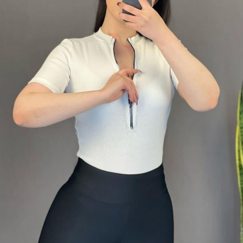 تیشرت کبریتی زیپ دار