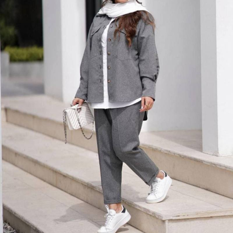 ست 3 تیکه کت و شلوار و پیراهن