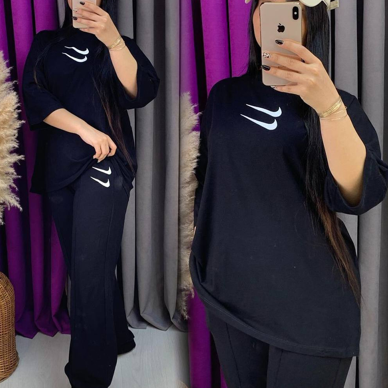 ست تیشرت شلوار بگ دبل نایک