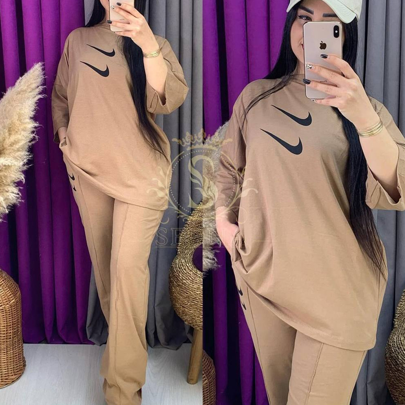 ست تیشرت شلوار بگ دبل نایک