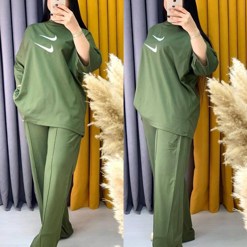 ست تیشرت شلوار بگ دبل نایک