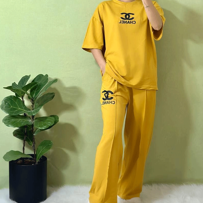 ست تیشرت و شلوار چنل