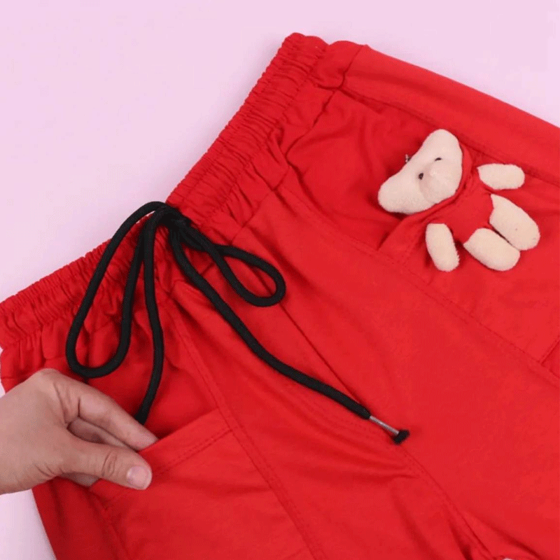 شلوار جیب عروسکی خرسی