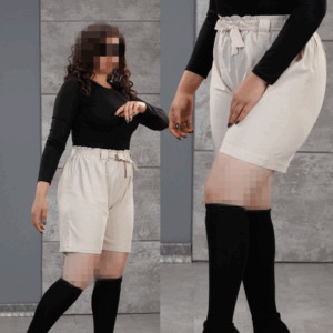 شلوارک مجلسی کمر هویجی