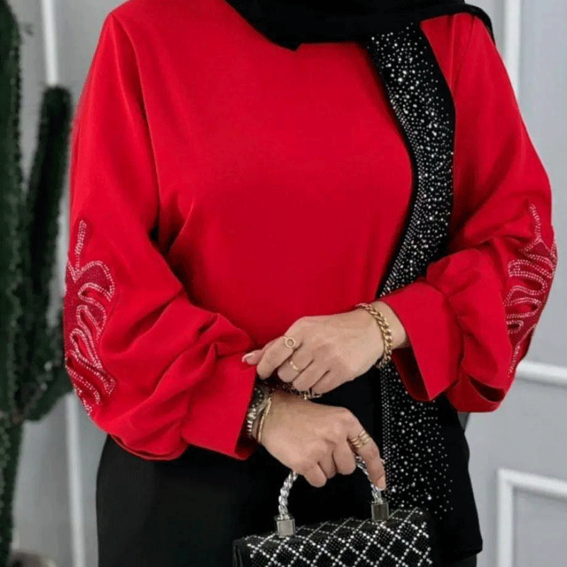 شومیز الیزه آستین برگی معروف