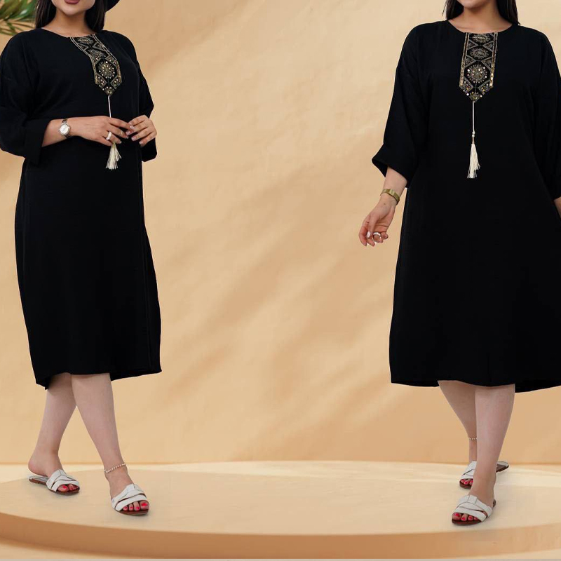 ساحلی کفتان نوارسنتی منگوله دار (پک 4 عددی)