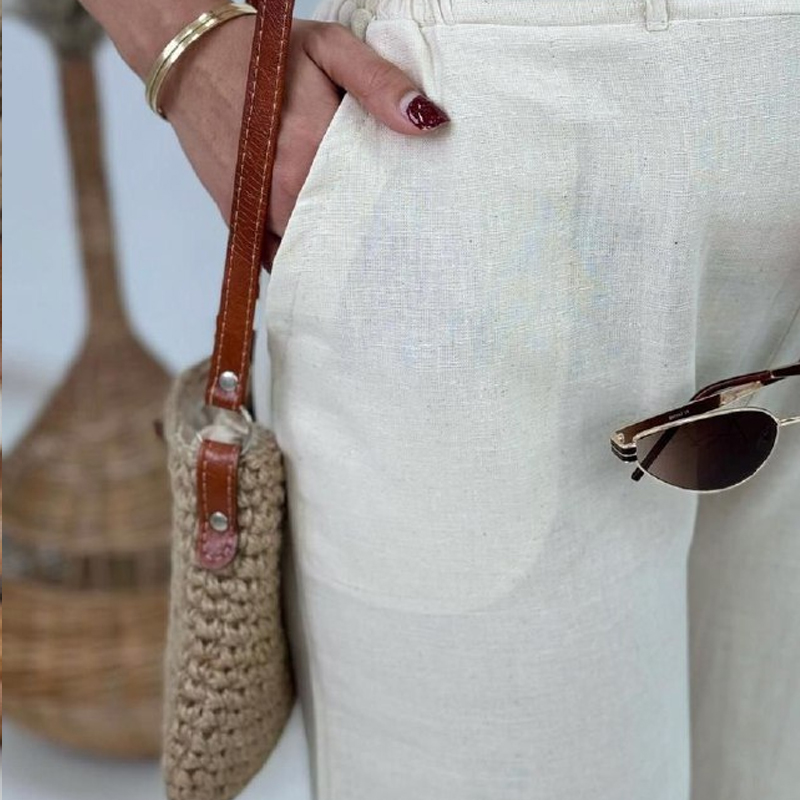 شلوار نچرال بگ (پک 3 عددی)