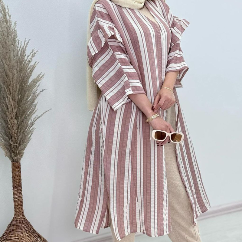 مانتو بلند مدل گلسا (پک 3 عددی)