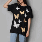 تیشرت قواره دار پروانه