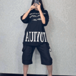 تیشرت لانگ تمام چاپ حروف