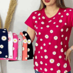 تیشرت نیم آستین بابونه