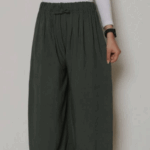 شلوار دامنی نخی قواره دار