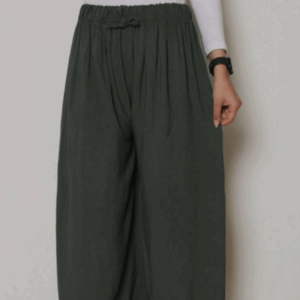 شلوار دامنی نخی قواره دار