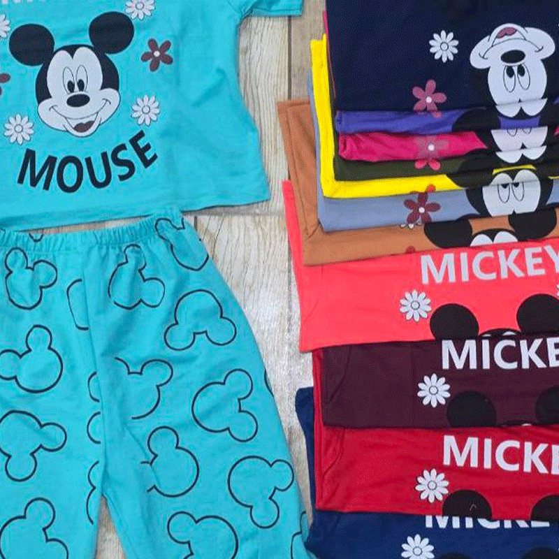 کراپ و شلوارک میکی