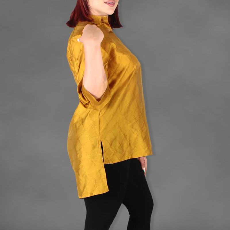 تونیک يقه دار پشت بلند (پک 5 عددی)