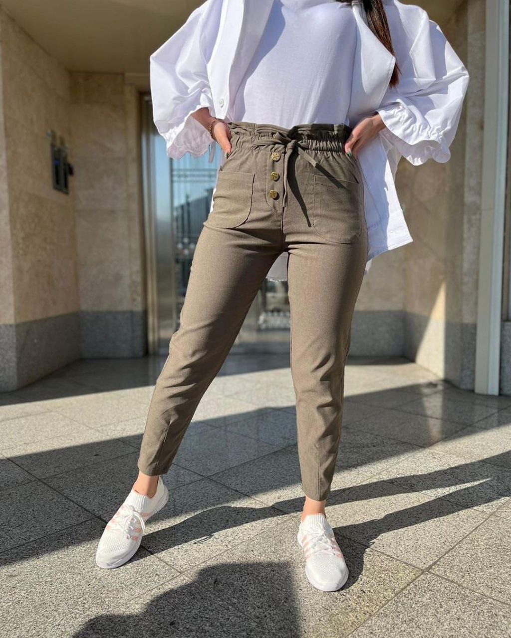 شلوار مام کمر هویجی (پک 4 عددی)