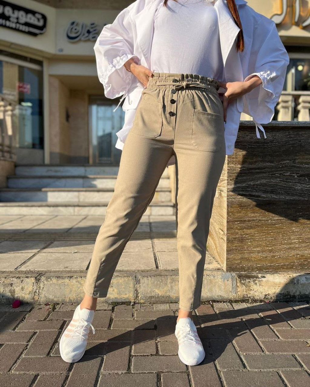 شلوار مام کمر هویجی (پک 4 عددی)