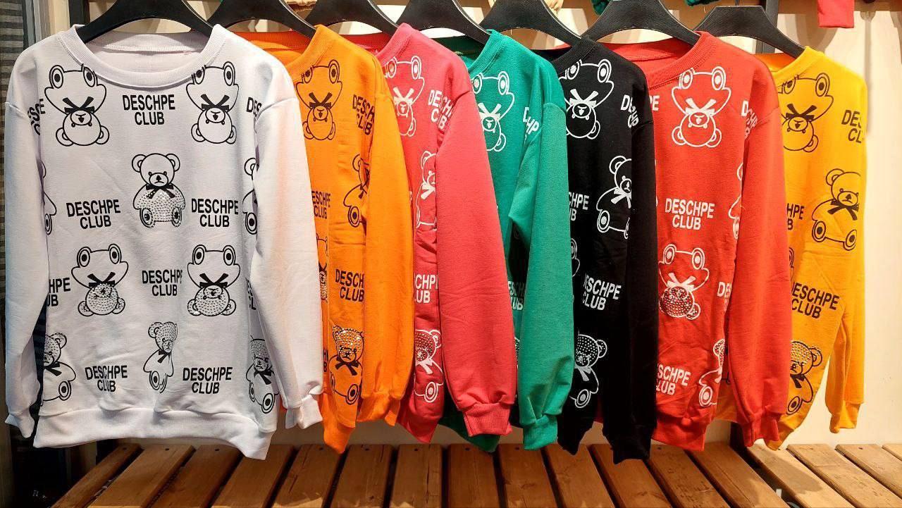 بلوز دورس تمام چاپ موسچینونگین دوزی(پک 4 عددی)