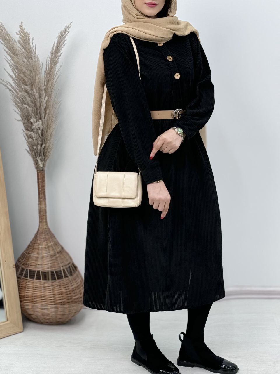 مانتو بلند مدل دلسا (پک 3عددی)