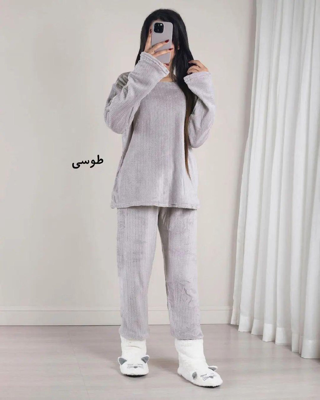 ست حوله ای بلوز و شلوار(پک 5 عددی)