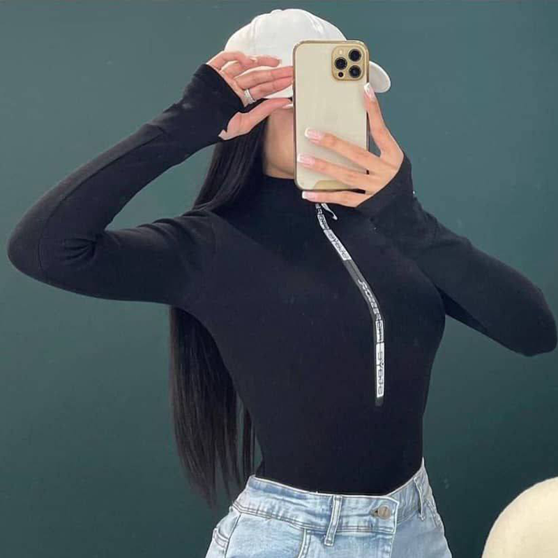 بادی زیپ وسط رنگی (پک 6 عددی)