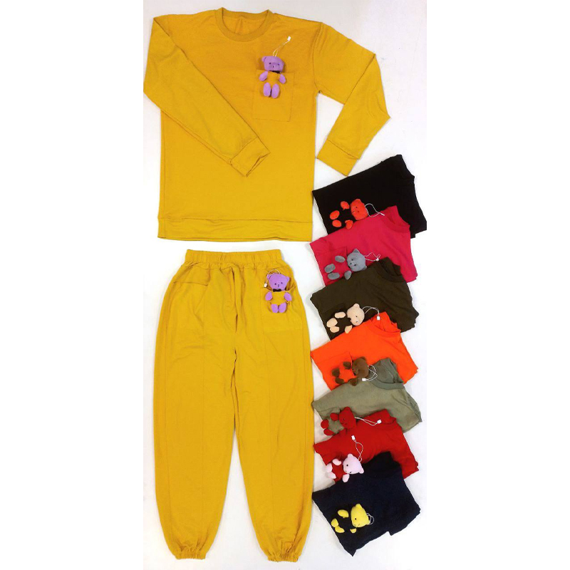 ست تیشرت و شلوار عروسکی (پک 6 عددی)