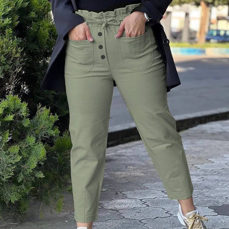 شلوار مام کمر هویجی (پک 4 عددی)