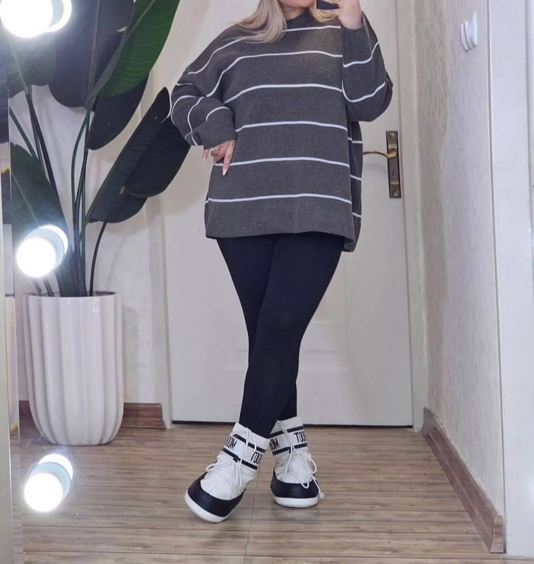 بلوز راه راه لش پینترسیتی (پک 6 عددی)