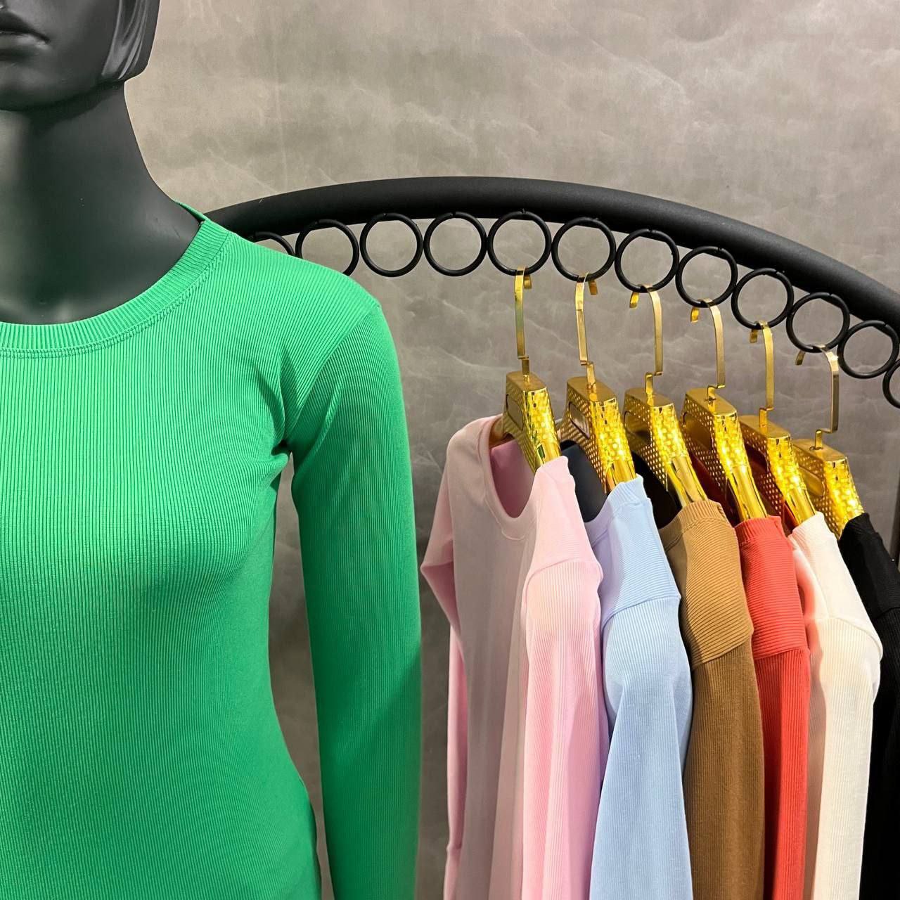 کراپ آستین فینگری یقه گرد(پک 4 عددی)