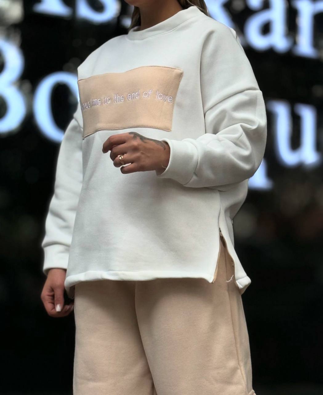 ست بلوز آستین بلند و شلوار کارگو (پک 3 عددی)