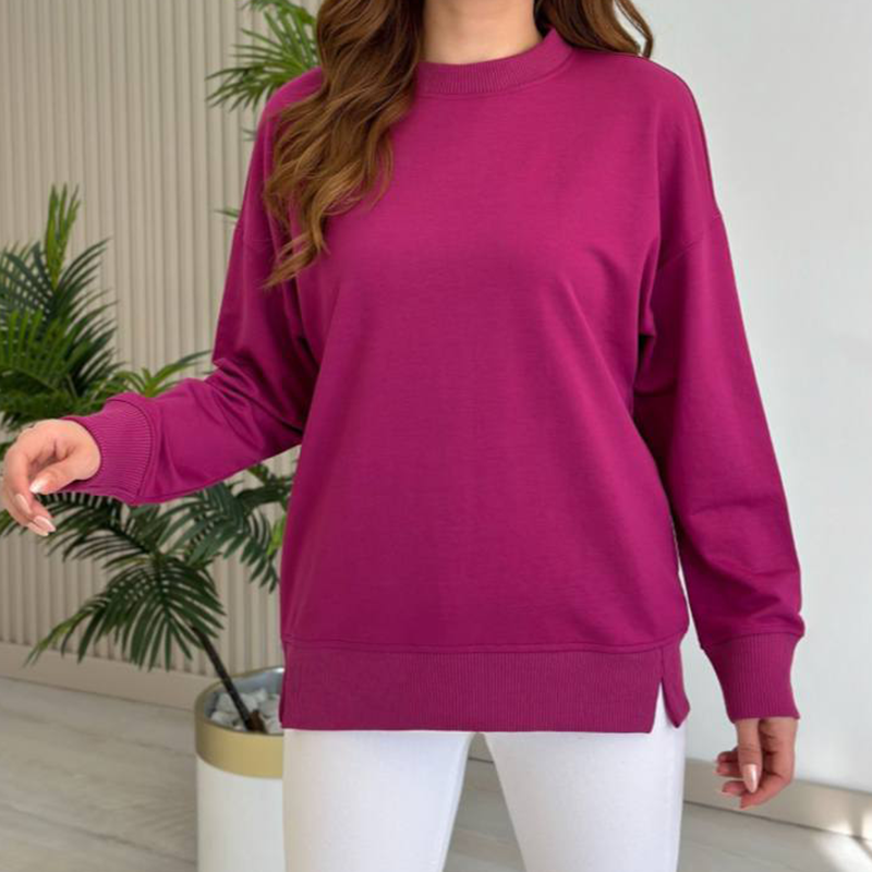 بلوز پشت بلند بغل چاک (پک 6 عددی)