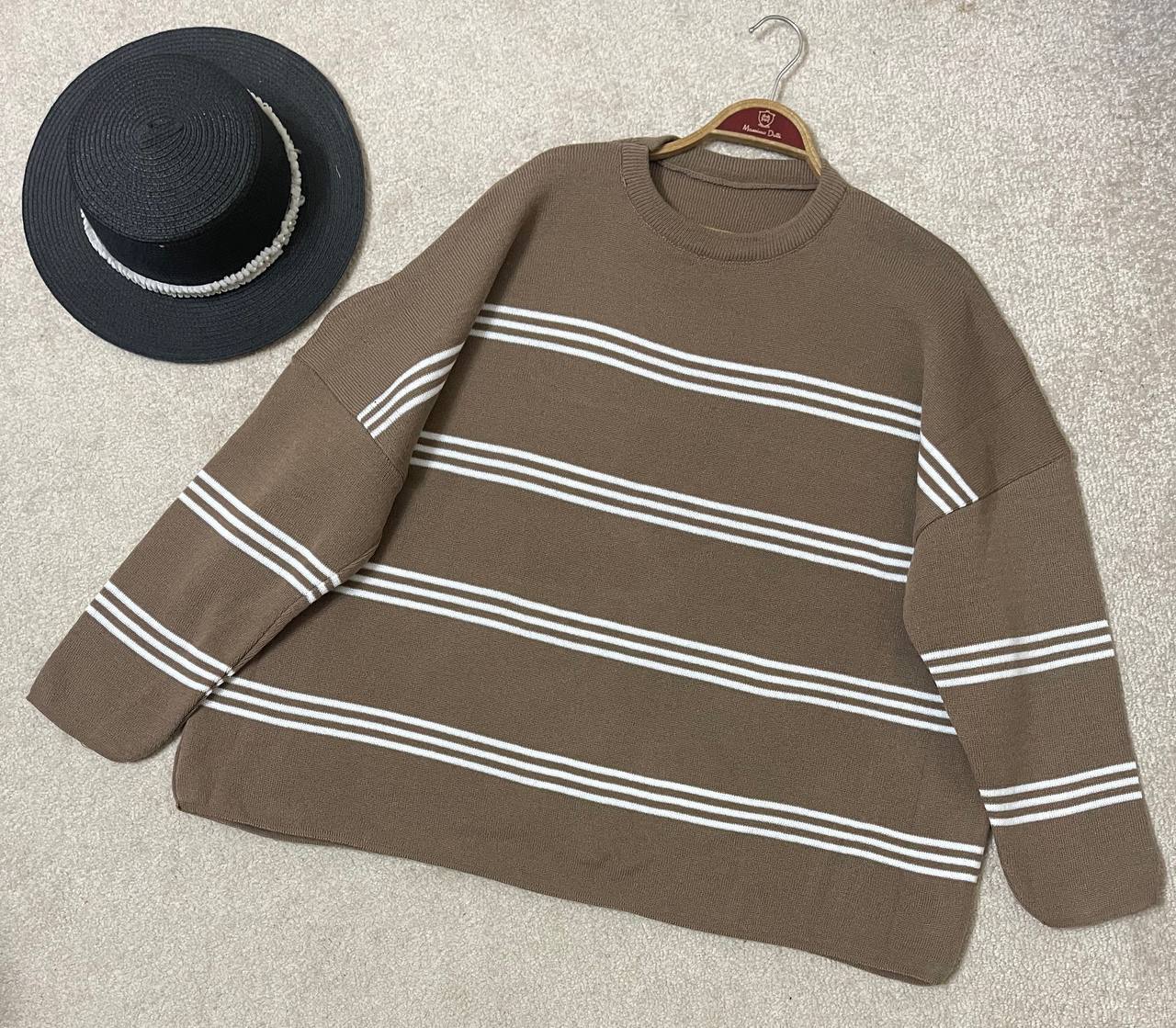 بلوز راه راه لش پینترستی ۳خط (پک 4 عددی)