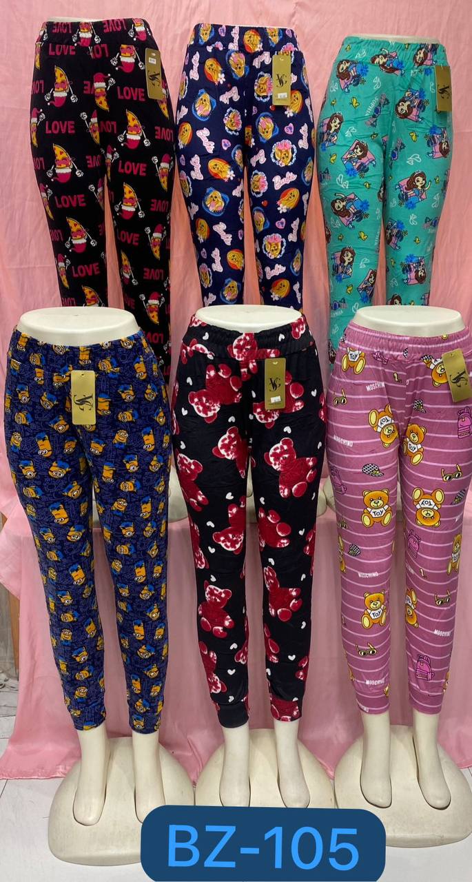 شلوار مخمل استیکری gvg طلایی اصلی (پک 6 عددی)